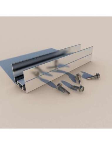 UNIÓN PERFIL G6 EN ALUMINIO CRUDO (CAJA 2U) - A005366011 SUNFER 12907