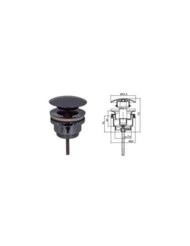 VÁLVULA QUICK-CLAC CABEL BLACK - A005586826 CABEL CB.751806.BK