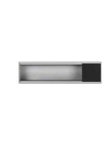 perfil de aluminio Ofiblock Compact de 3 elementos grafito Simon K45 - A005746961 CON_CON KFC203/14