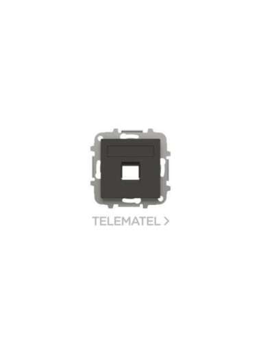 Tapa 1 conector con persiana NE - A005934986 NIESSEN 8518.1 NE