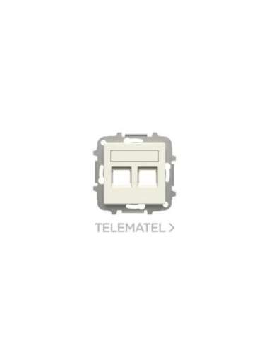 Tapa 2 conector con persiana BE - A005934987 NIESSEN 8518.2 BE
