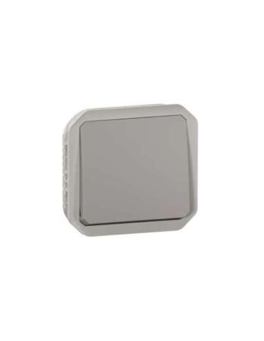 Pulsador NA Plexo modular gris - 10 A - A005982103 LEGRAND 069540L