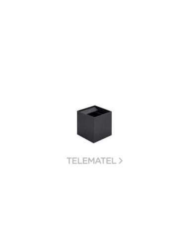 APLIQUE PARED START CUBE IP54 2X140LM 2CCT NEGRO SYLVANIA 0047136