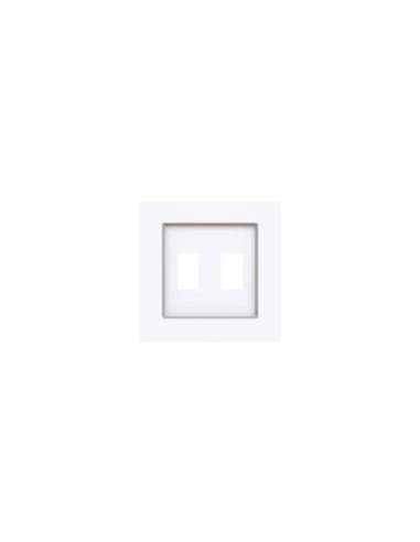 Tapa toma VDI doble BT - A006589225 NIESSEN 8955.1 BT