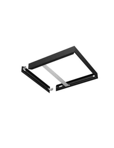 Accesorios panel kit superficie 600 negro LED_LED 4058075834330 (EMBALAJE DE 4 UNIDADES)
