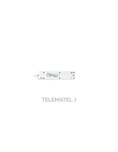 BASE 4 TOMAS CON TT BLANCO (FAJIN) - A006696607 SIMON BM713402 (EMBALAJE DE 4 UNIDADES)