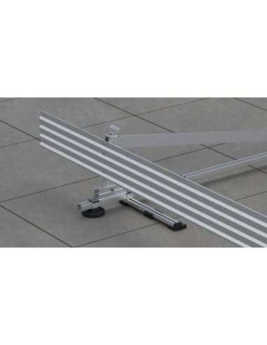 Cortavientos trasero WG-2400-10-1 módulos hasta L2400mm SUNFER 13905