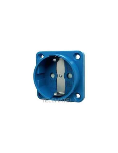 BASE ENCHUFE SEMIEMPOTRABLE SCHUKO 16A 2P+T 230V AZ