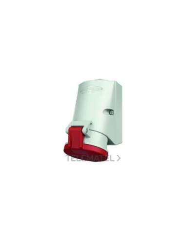 BASE ENCHUFE MUR.32A 5P 6H 400V IP44 PREPARADAS P/MONTAR UN INT.CTO.AUX. - A006791629 MENNEKES 1557 (EMBALAJE DE 10 UNIDADES)