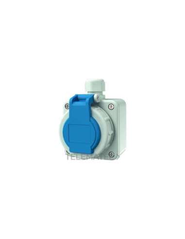 BASE ENCHUFE MUR.SCHUKO 16A 2P+T 230V IP68