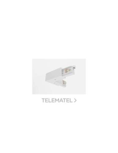 CONECTOR DE ALIMENTACIÓN EN L ONETRACK LADO EXTERIOR 9012/W BLANCO SYLVANIA 9200729