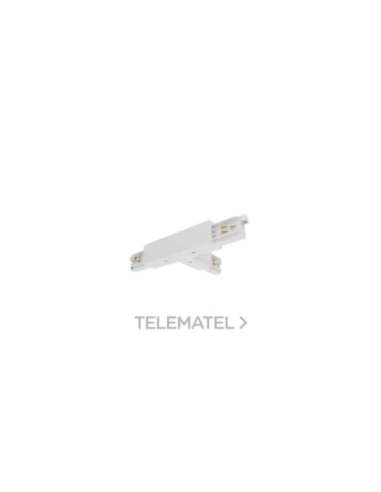 CONECTOR DE ALIMENTACIÓN EN T DERECHA LADO EXTERIOR ONETRACK 9014/W BLANCO SYLVANIA 9200733