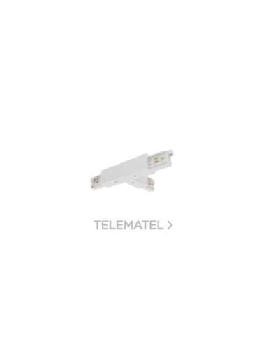 CONECTOR DE ALIMENTACIÓN EN T DERECHA LADO INTERIOR ONETRACK 9016/W BLANCO SYLVANIA 9200737