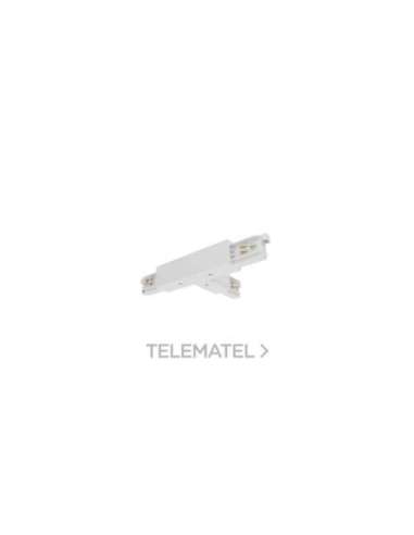 CONECTOR DE ALIMENTACIÓN EN T IZQUIERDA LADO EXTERIOR ONETRACK 9013/W BLANCO SYLVANIA 9200731