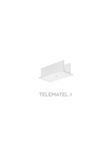 CUBIERTA EMPOTRADA PARA ALIMENTACIÓN FINAL ONETRACK S-9001-R/6-W BLANCO SYLVANIA 9200741