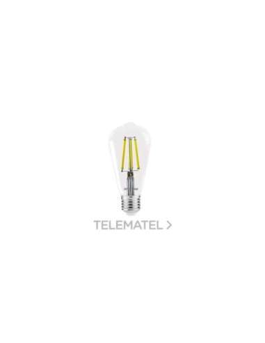 LÁMPARA LED TOLEDO PLATINUM RETRO ST64 4W CL 840LM 827 E27 SYLVANIA 0030133 (EMBALAJE DE 6 UNIDADES)
