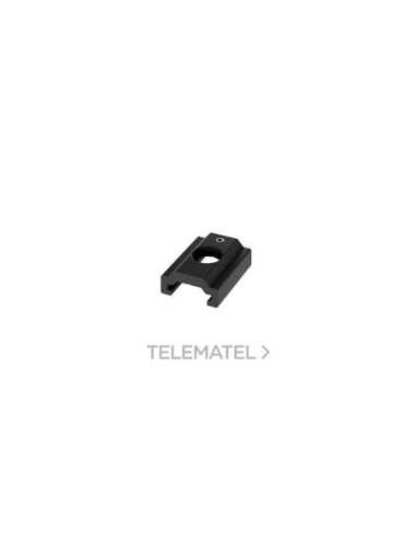 SOPORTE CORTO CON PINZA M13 PARA SUSPENSIONES ONETRACK S-9000/312-M13-B NEGRO SYLVANIA 9200809 (EMBALAJE DE 20 UNIDADES)