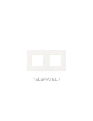 Marco IP44 - 2 ventanas - BL N2272.44 BL NIESSEN N2272.44 BL