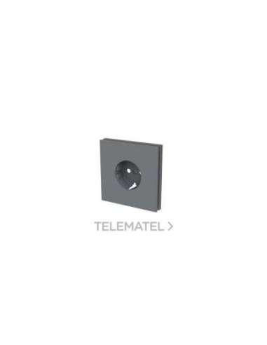 Tapa base enchufe Schuko + marco 1V GR 8988.09 GR NIESSEN 8988.09 GR