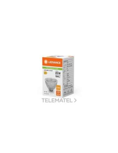Lámpara LED MR11 20 36° P 1.8W 827 GU4 LED_LED 4099854235320 (EMBALAJE DE 10 UNIDADES)