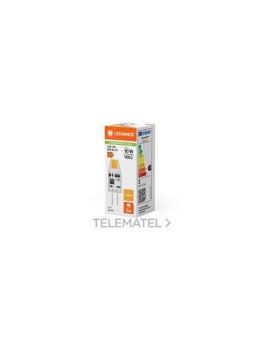 Lámpara LED PERFORMANCE CLASS SPECIAL PIN CL MICRO 10 320° P 1W 827 Clear G4 LED_LED 4099854278563 (EMBALAJE DE 20 UNIDADES)