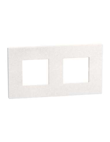 LW-PLACA 2X2M WHITE MICA YA4802M2WM LEGRAND YA4802M2WM