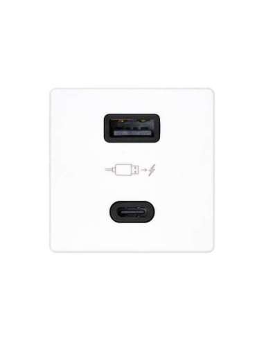 Cargador USB doble A+C 30W Power Delivery SIMON 2701196-030