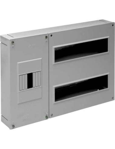Caja de distribución de superficie para 24 elementos + 4 precintables. SOLERA 5210