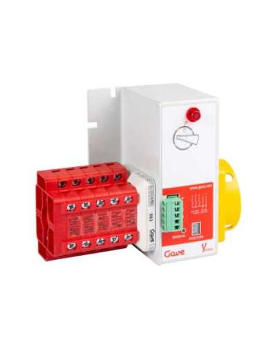 CONMUTADOR MOTORIZADO 1-0-2 4P 63A AC1. 80-230VAC Y-5635301 GAVE 007Y-5635301