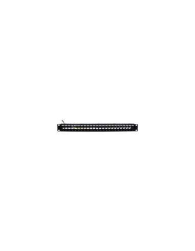 Panel para Rack 19 con soporte para cables 1U