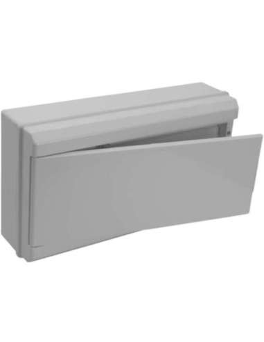 Caja de distribución de superficie para 12 elementos + 4 precintables. SOLERA 698CG