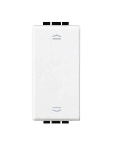 Conmutador doble Livinglight para persianas - 1mod - Blanco LEGRAND N4027N (EMBALAJE DE 10 UNIDADES)