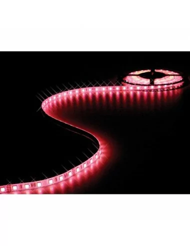 Tira de LEDS 5 Metros Flexible Rojo, 24W SMD3528 (300 LEDS) IP67