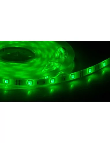 Tira de LEDS 5 Metros Flexible Verde, 72W SMD5050 (300 LEDS) IP67