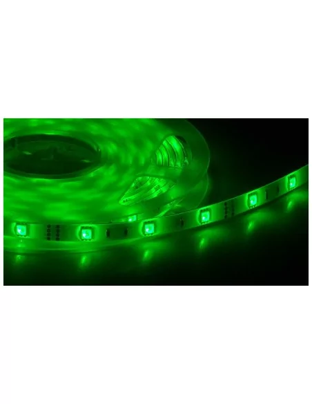 Tira de LED 5 Metros Flexible Verde, 72W SMD5050 (300 LEDS) IP65