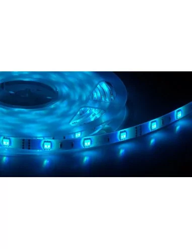 Tira de LEDS 5 Metros Flexible Azul, 72W SMD5050 (300 LEDS) IP67