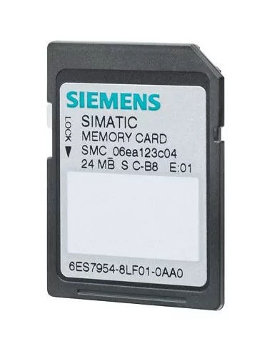 SIMATIC S7, Memory Card para S7-1200 CPU, 3,3 V NFLASH, 24 Mbyte