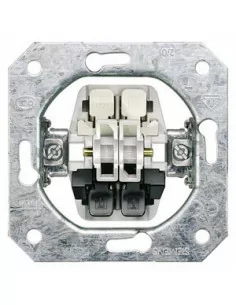 Interruptor de persiana eléctrico y mecánico Siemens Delta 5TA2 154