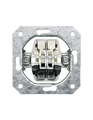 Interruptor de persiana eléctrico y mecánico Siemens Delta 5TA2 154