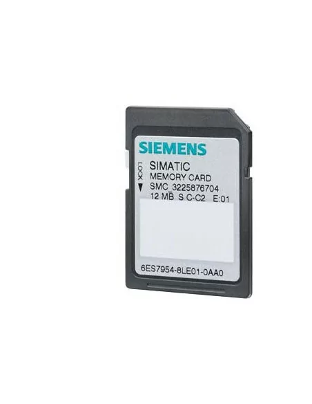 SIMATIC S7, MEMORY CARD PARA S7-1X00 CPU/SINAMICS, 3,3 V FLASH, 4 MBYTE