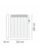 Radiador Eléctrico Rointe KYROS 550W de 5 Elementos KRN0550RAD3