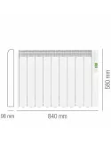 Radiador Eléctrico Rointe KYROS 990W de 9 Elementos KRN0990RAD3