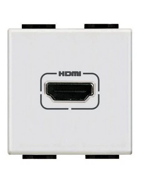 Conector HDMI 2 Módulos N4284 - Bticino LivingLight Blanco