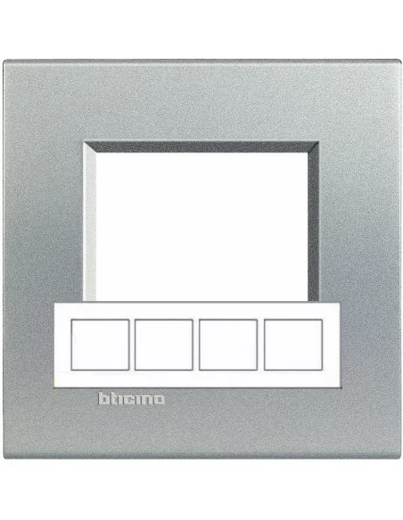Marco de 4 elementos Tech LNA4802M4TE - Bticino LivingLight