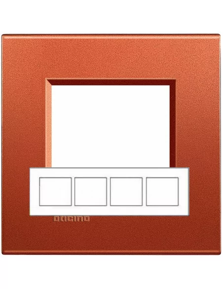 Marco de 4 elementos Brick LNA4802M4RK - Bticino LivingLight