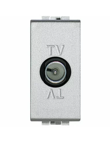 Toma Televisión Final 1 Módulo NT4202D - Bticino LivingLight Tech Aluminio