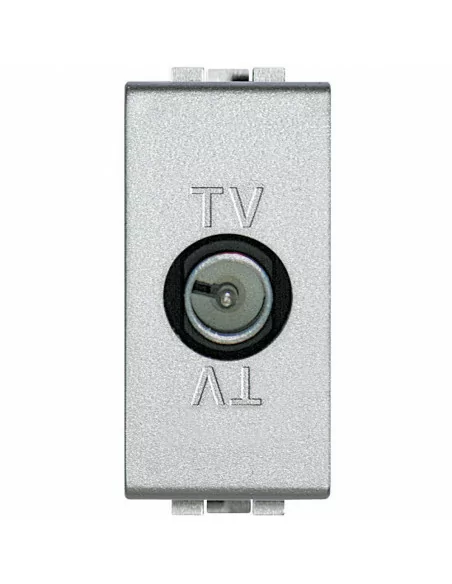 Toma Televisión Final 1 Módulo NT4202D - Bticino LivingLight Tech Aluminio