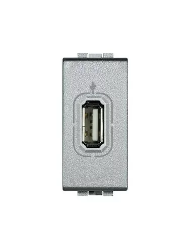 Conector USB 1 Módulo NT4285 - Bticino LivingLight Tech Aluminio