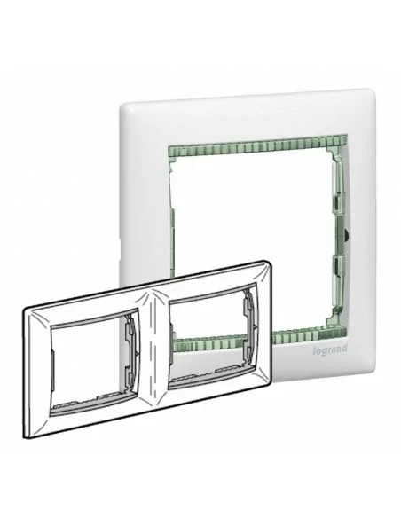 Marco 2 Elementos Blanco-Cristal Legrand Valena 774462