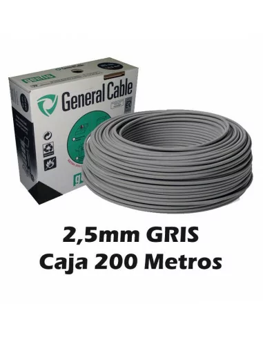 Cable Flexible 1.5mm Gris (CAJA 200 Metros)